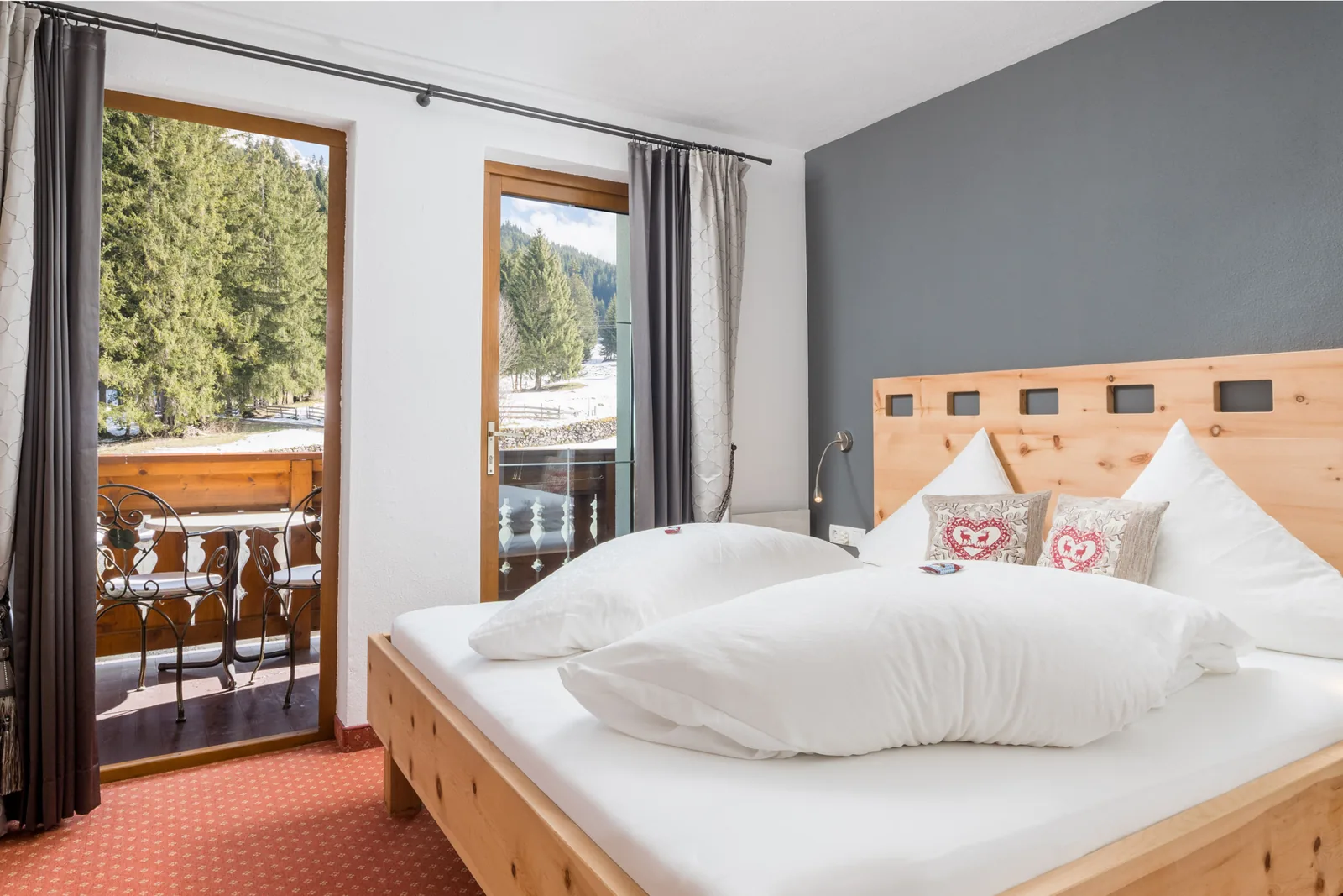 Zweites Schlafzimmer der Jägersuite Wilhelm Tell